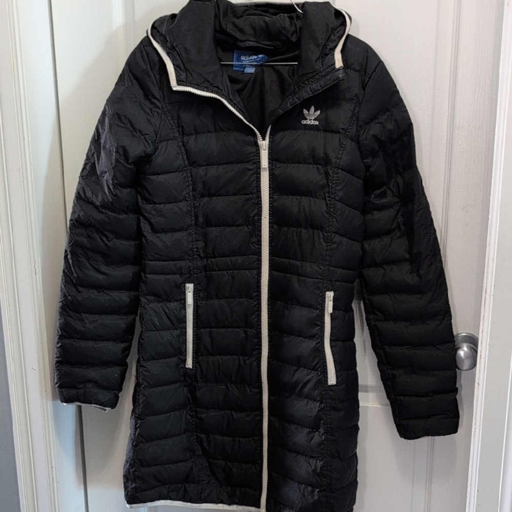 Adidas Women's Black Puffer Coat